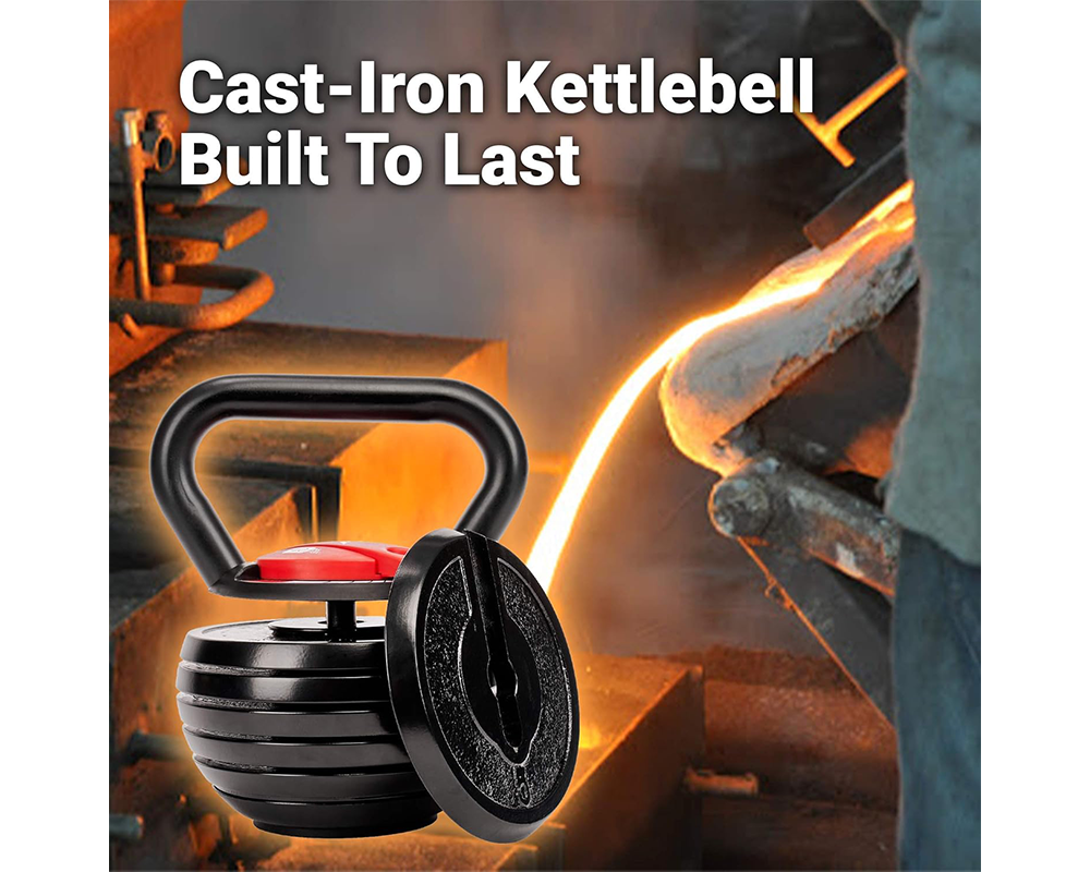Adjustable Kettlebell Multi Weight Adjustable Kettlebell for Home Fitness