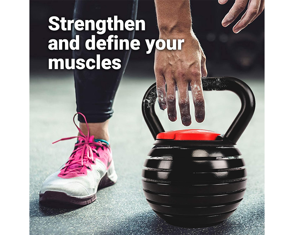 Adjustable Kettlebell Multi Weight Adjustable Kettlebell for Home Fitness