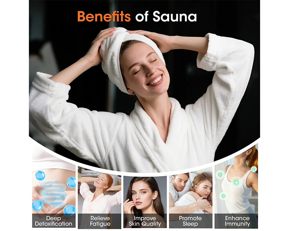 Portable Sauna 2 Person Portable Steam Sauna Tent Home Spa System