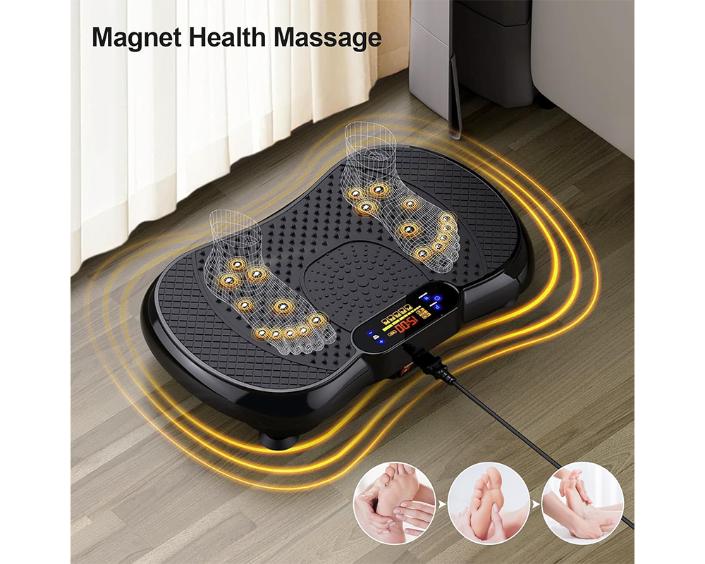 Vibration Plate Exercise Machine with LED Touch Control Penal