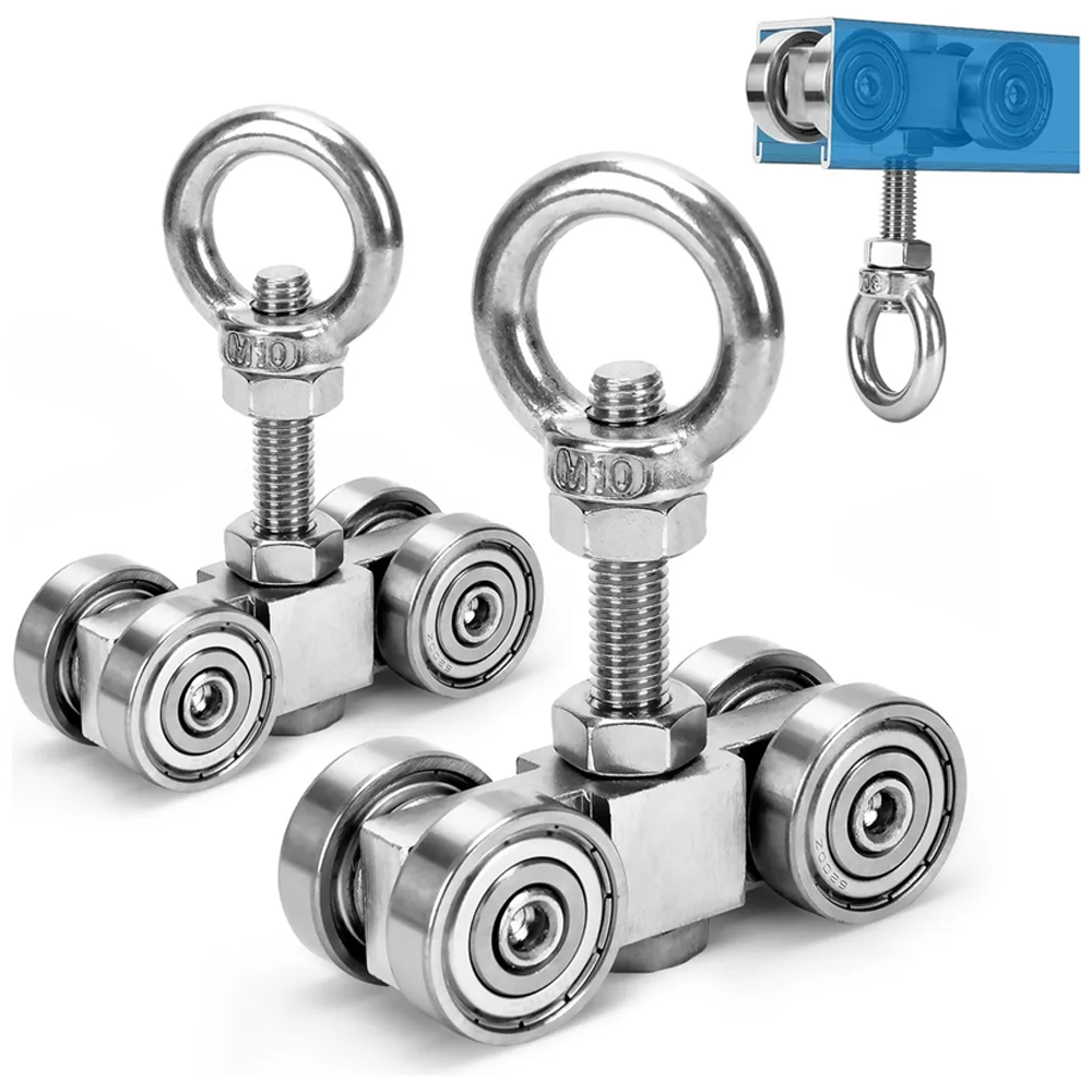 4 Wheel Unistrut Trolley Roller