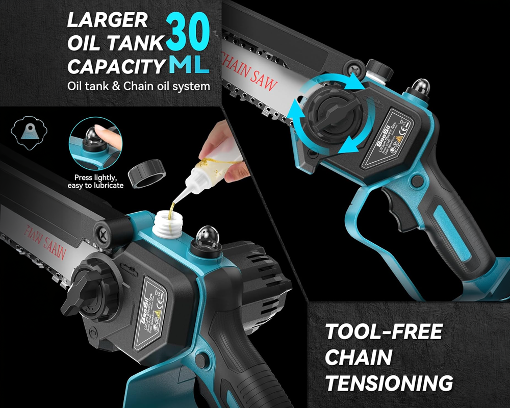 Cordless Electric Pruning Shear Cutter 4 in 1 Garden Maintenance Tool