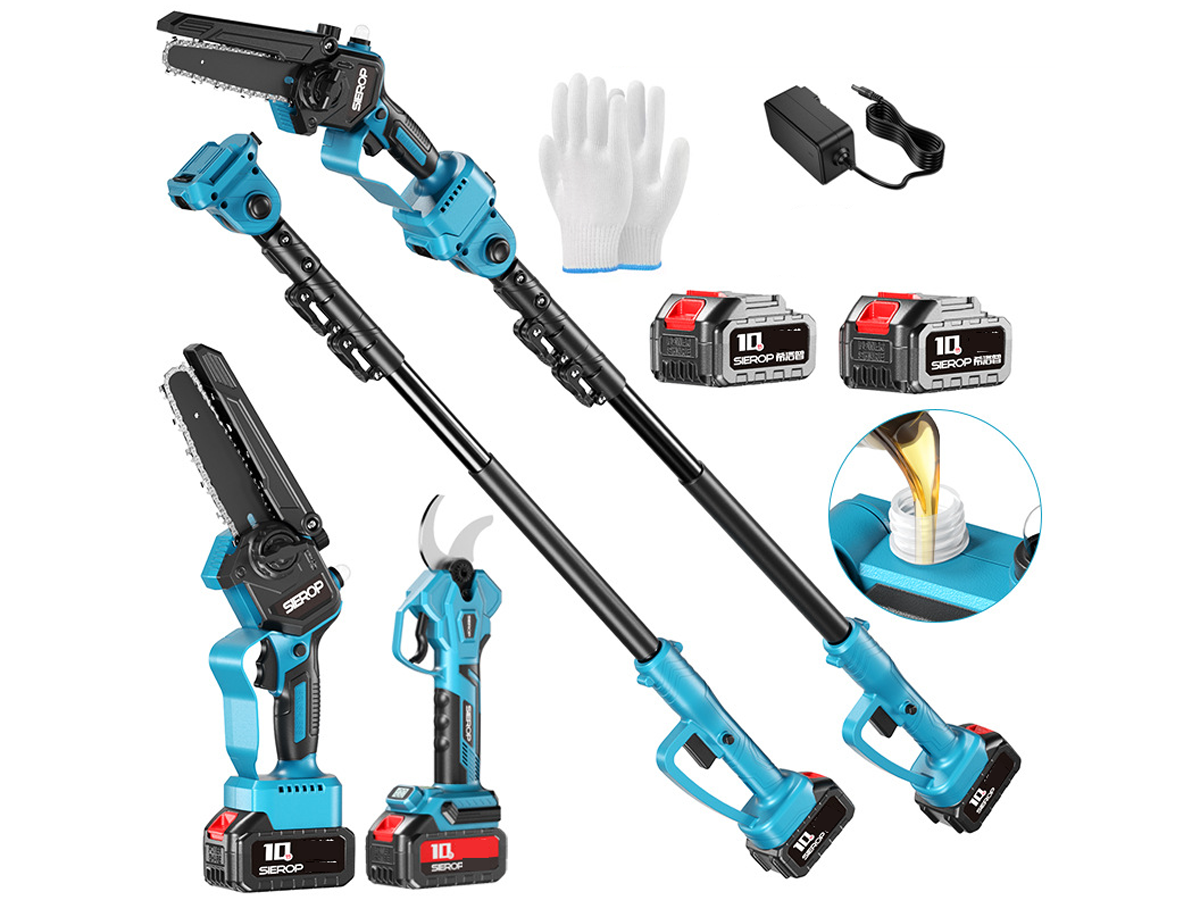Cordless Electric Pruning Shear Cutter 4 in 1 Garden Maintenance Tool