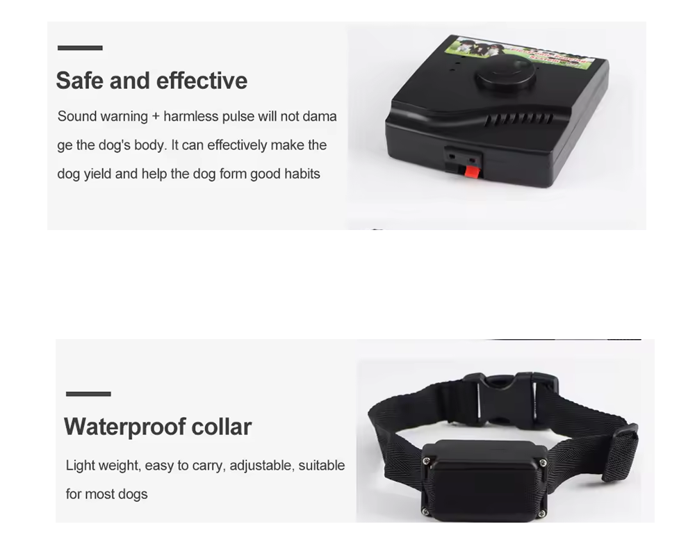 Dog Fence System Electric Dog Fence System Pet Containment System with 2 Receiver Collars
