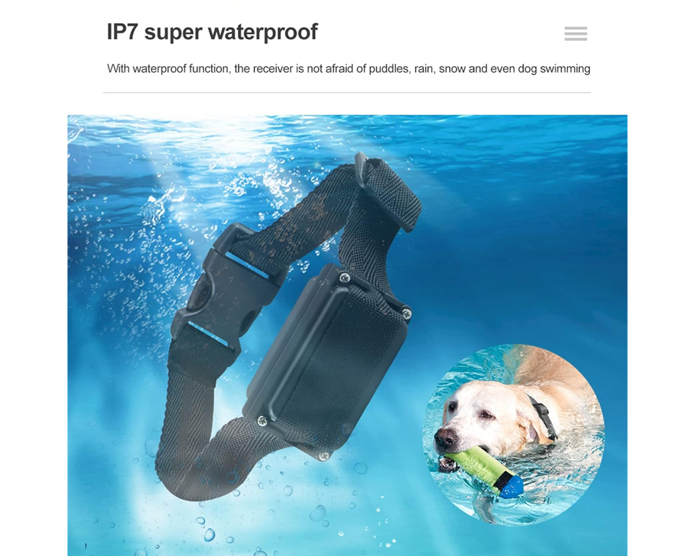 Dog Fence System Electric Dog Fence System Pet Containment System with 2 Receiver Collars