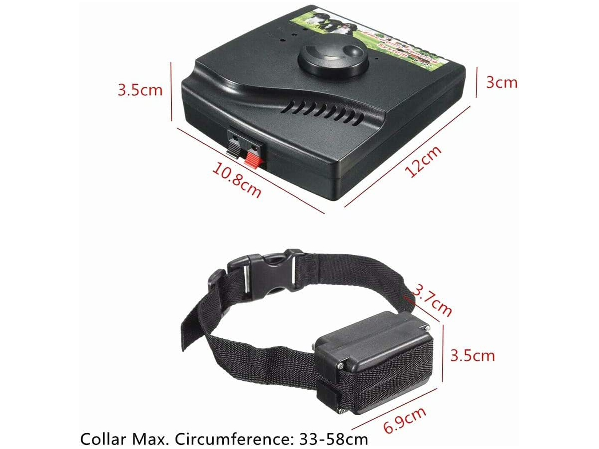 Dog Fence System Electric Dog Fence System Pet Containment System with 2 Receiver Collars