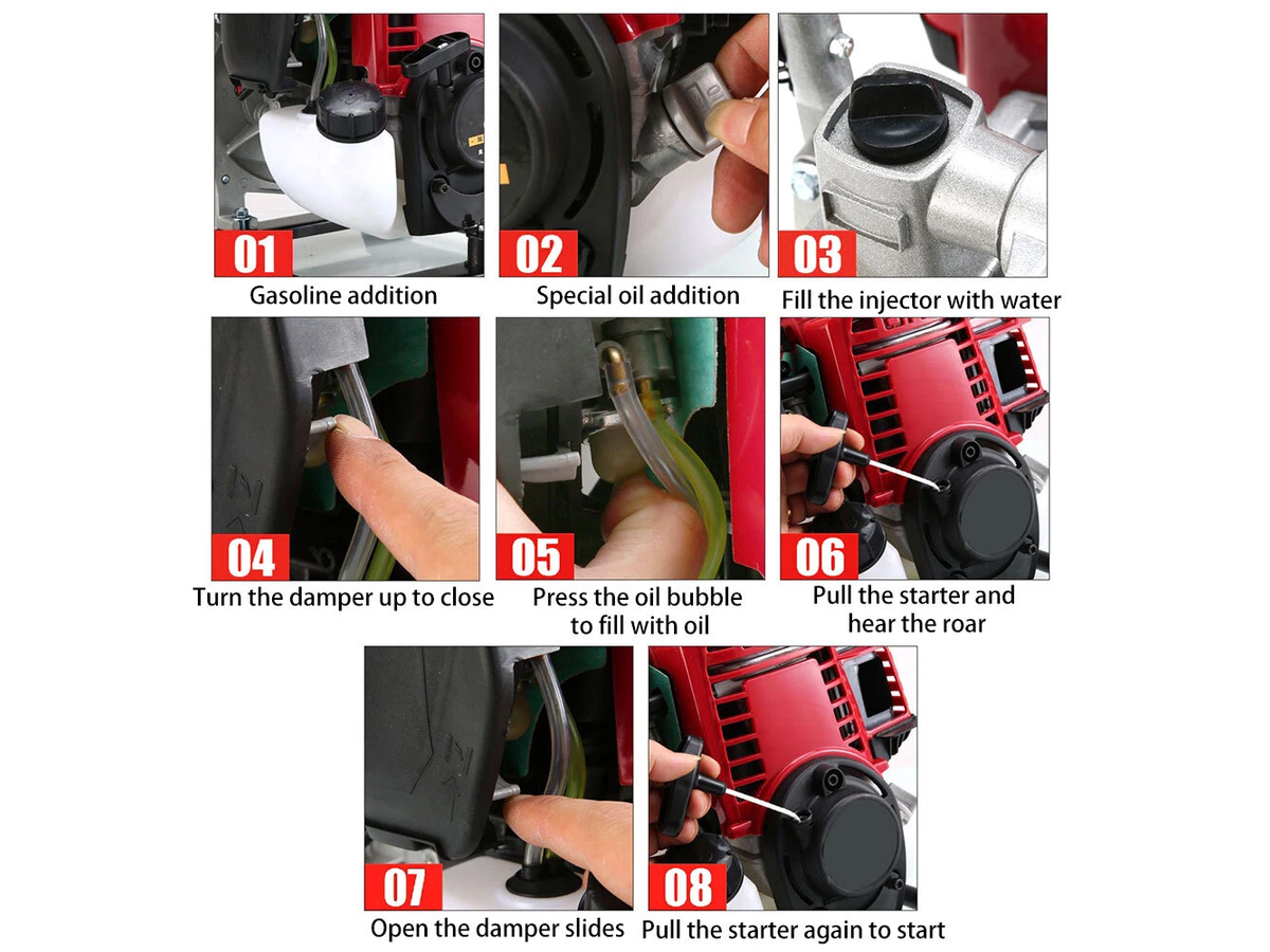 Portable Petrol Water Pump 1 Inch 4 Stroke 1.6HP Water Transfer Pump