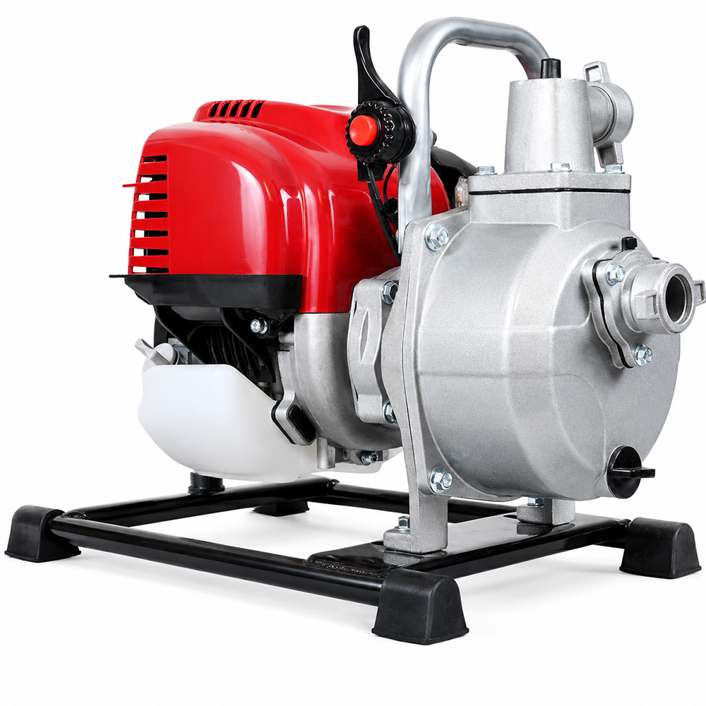 Portable Petrol Water Pump 1 Inch 4 Stroke 1.6HP Water Transfer Pump