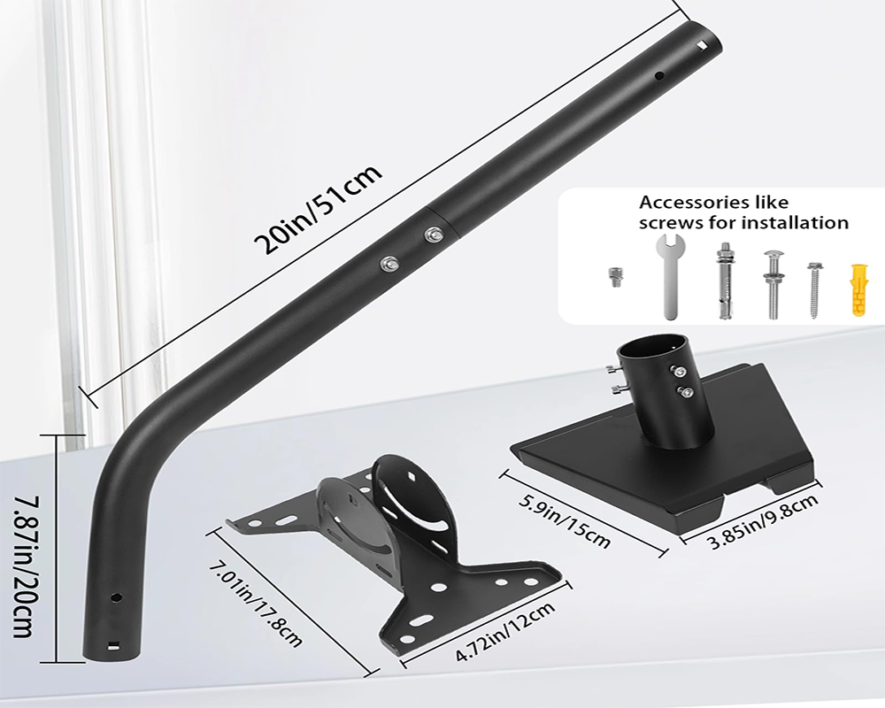 Starlink Gen 3 Mount, 360 Rotatable Roof & Wall Mount for V3 Starlink