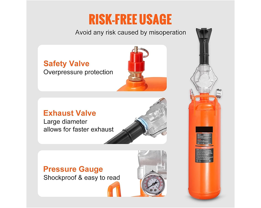 Tire Bead Cannon 8L 120 PSI Air Bead Blaster