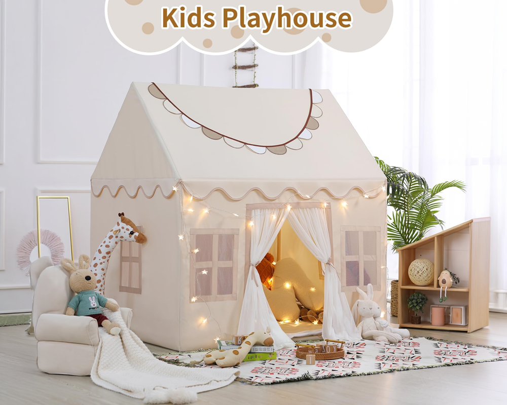 Play Tent Playhouse Indoor Play Tent with Mat