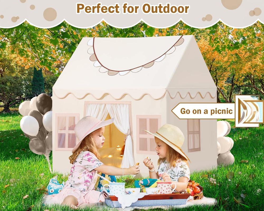 Play Tent Playhouse Indoor Play Tent with Mat