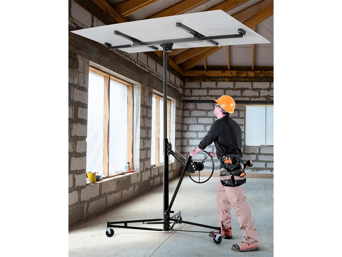 Drywall Panel Lifter 16FT Heavy Duty Plasterboard Hoist