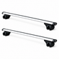 Universal Car Roof Rack Cross Bars Aluminium Roof Rack Set 75kg Silver
