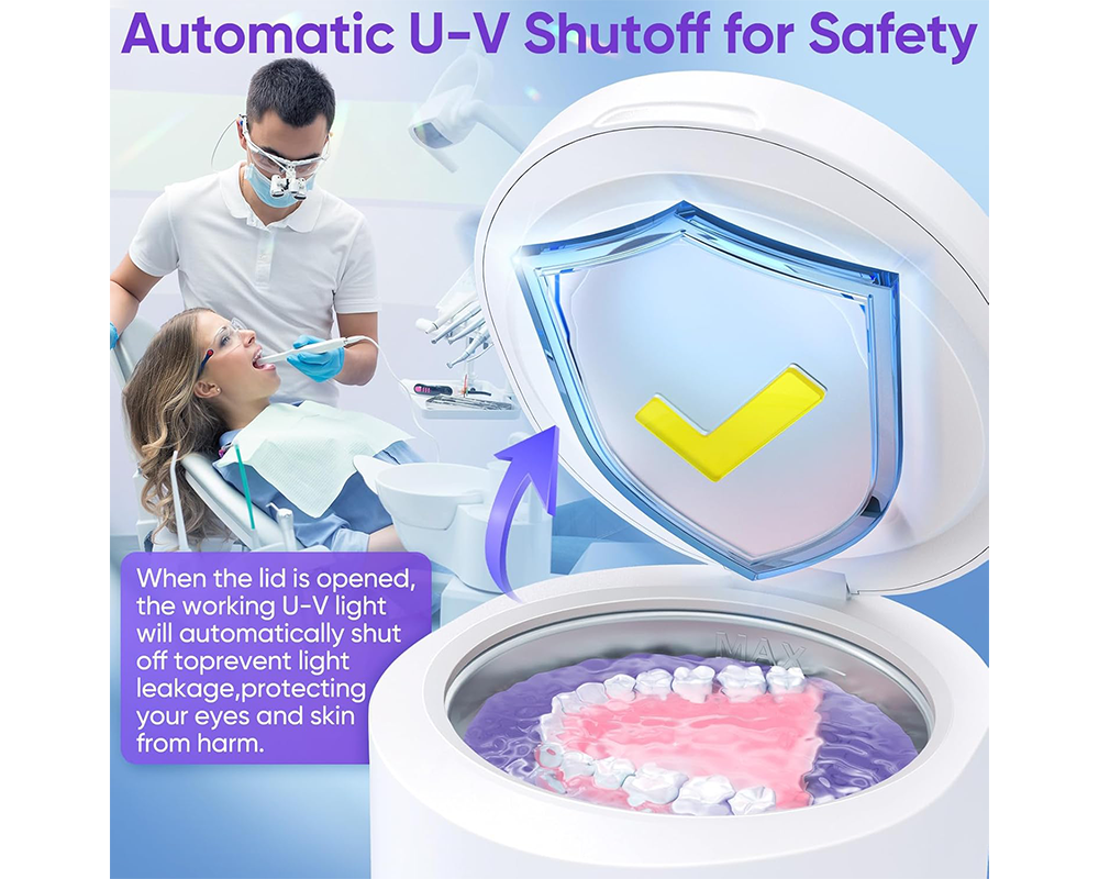Dental Ultrasonic Retainer Cleaner Machine
