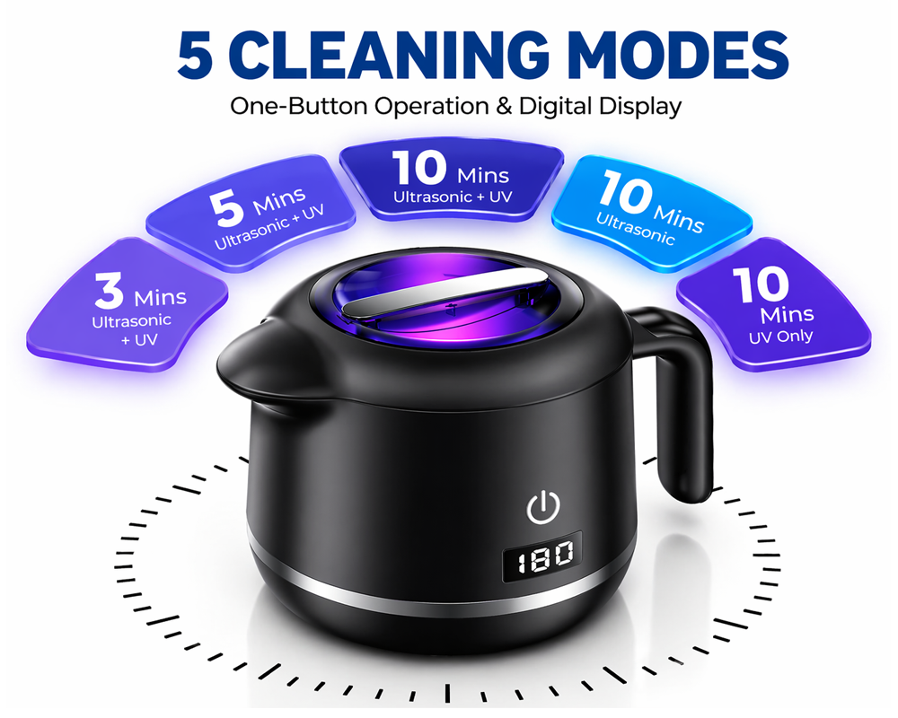 Dental Ultrasonic Retainer Cleaner Machine