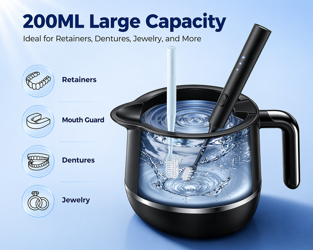 Dental Ultrasonic Retainer Cleaner Machine