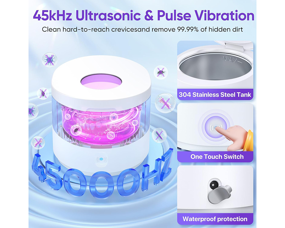 Dental Ultrasonic Retainer Cleaner Machine