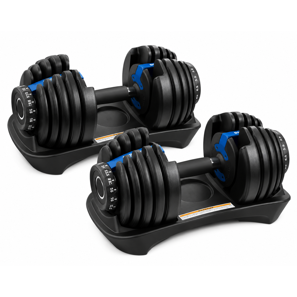 48kg Smart Adjustable Weights Dumbbell Set