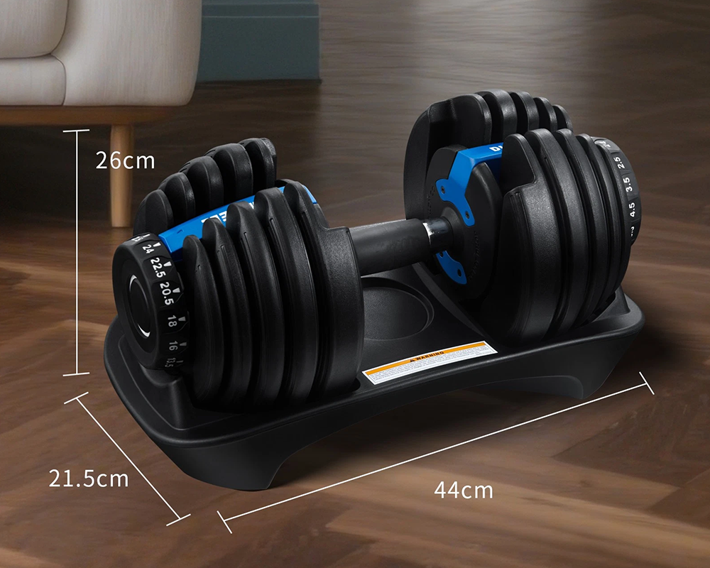 48kg Smart Adjustable Weights Dumbbell Set