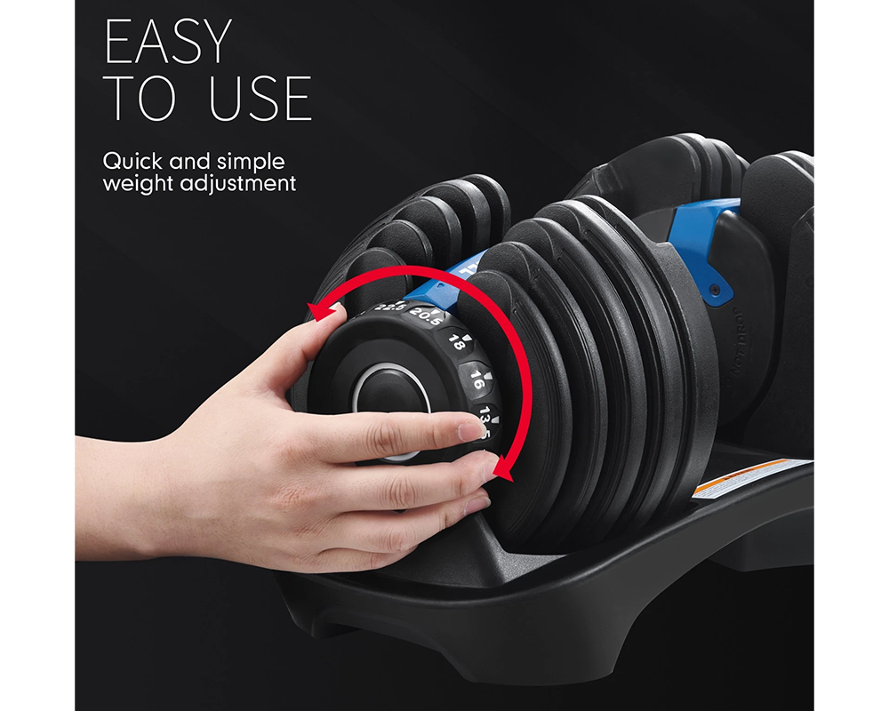 24 kg Adjustable Dumbbells blue