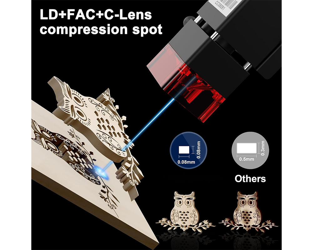 Laser Engraver DIY Engraving Cutting Machine – High Precision Laser Engraver Machine