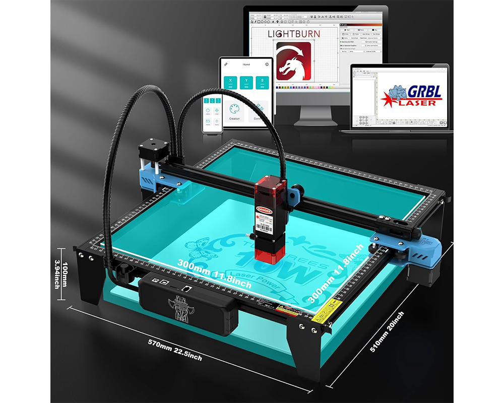 Laser Engraver DIY Engraving Cutting Machine – High Precision Laser Engraver Machine