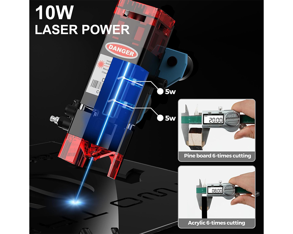 Laser Engraver DIY Engraving Cutting Machine – High Precision Laser Engraver Machine