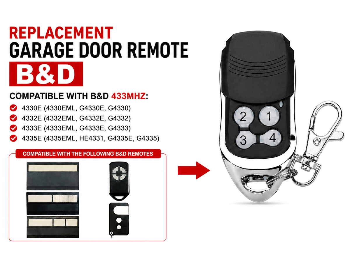 Chamberlain Garage Door Remote 433MHz Replacement