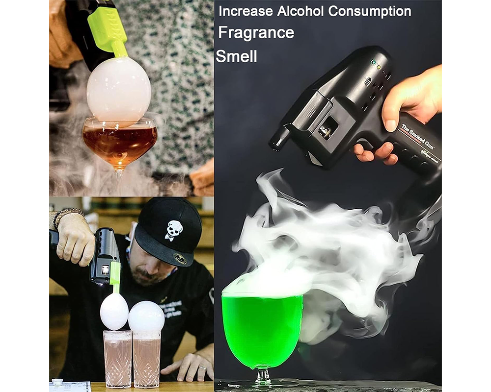 Cocktail Bubble Maker Kit – Smoke Bubble Infuser for Drinks & Food Presentation