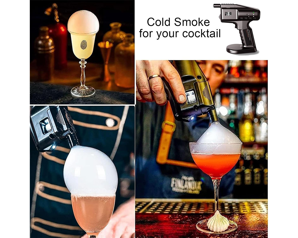 Cocktail Bubble Maker Kit – Smoke Bubble Infuser for Drinks & Food Presentation