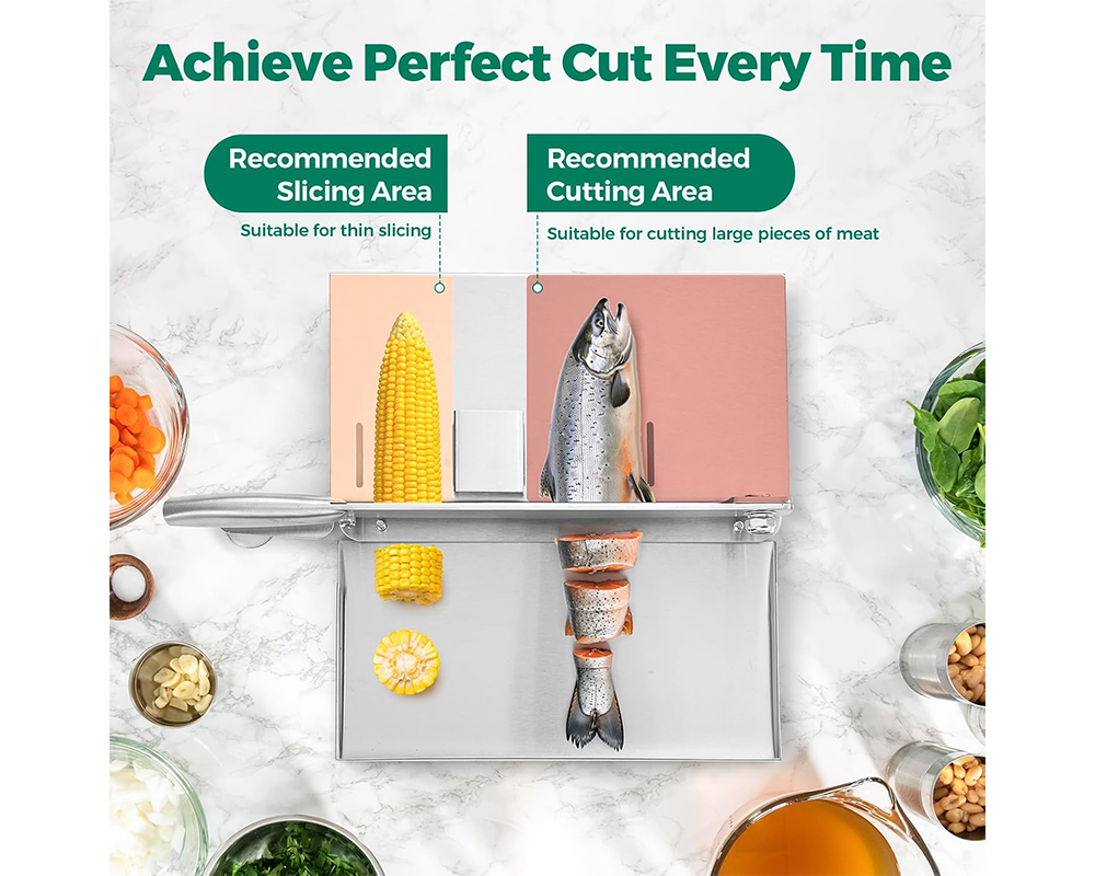 Manual Meat Cutter Stainless Steel Manual Meat Cutter for Kitchen Use