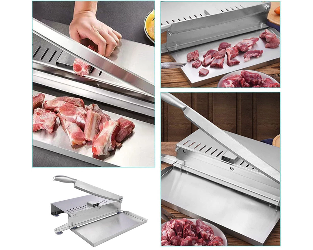 Manual Meat Cutter Stainless Steel Manual Meat Cutter for Kitchen Use