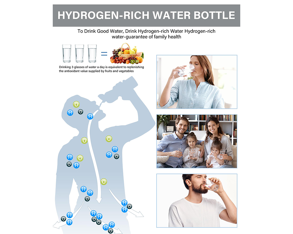 Hydrogen Water Bottle Generator Advanced Hydrogen Water Bottle