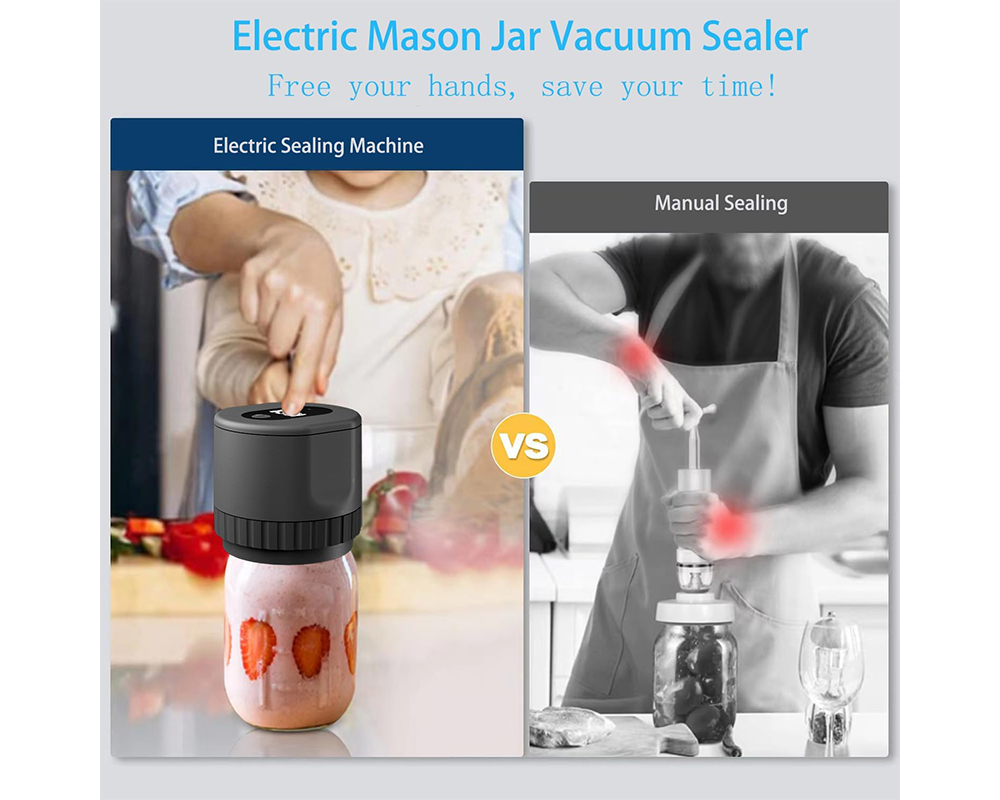 Electric Mason Jar Vacuum Sealer Kit