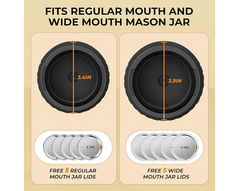 Electric Mason Jar Vacuum Sealer Kit