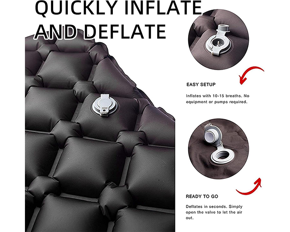 Camping Mattress Sleeping Mat Ultralight Inflatable Sleeping Pad for Outdoor Use