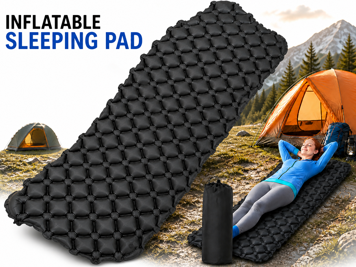 Camping Mattress Sleeping Mat Ultralight Inflatable Sleeping Pad for Outdoor Use