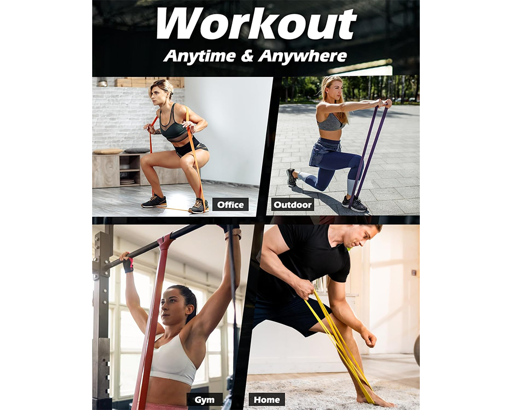 Resistance Bands Set 5 Level Resistance Bands Fitness Training Set