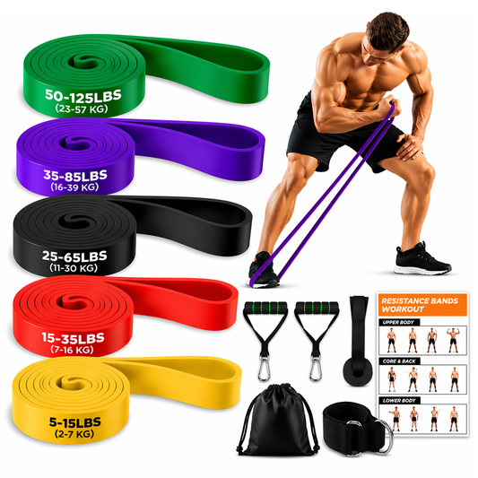 Resistance Bands Set 5 Level Resistance Bands Fitness Training Set
