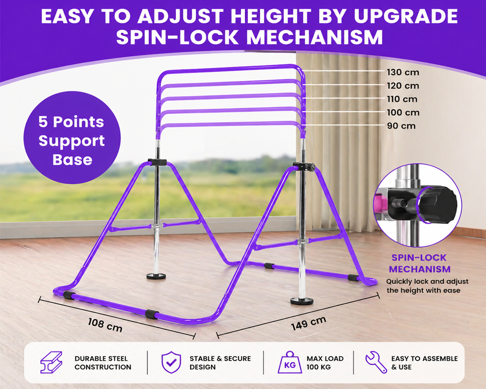 Horizontal Gymnastics Bars Training Horizontal Bar