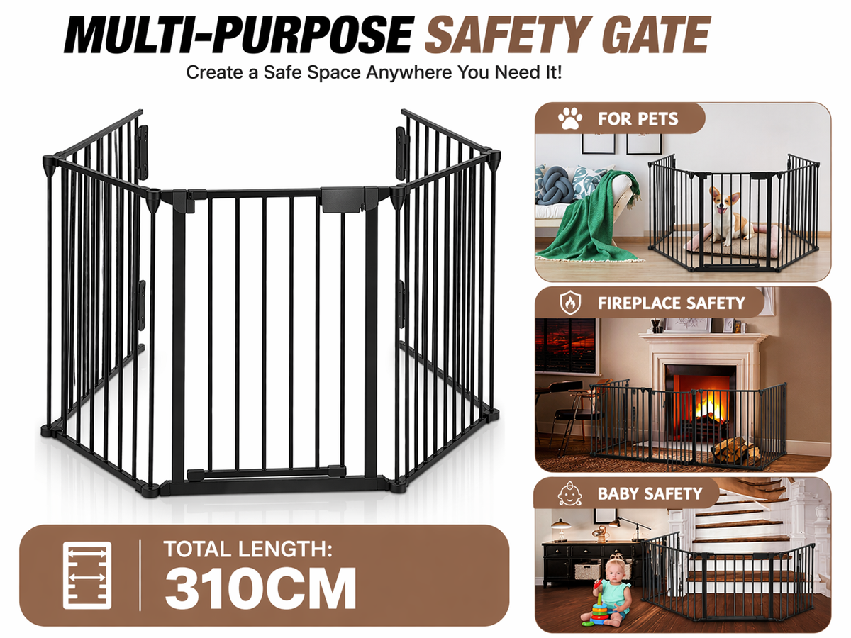 Fireplace Barrier Fence Gate