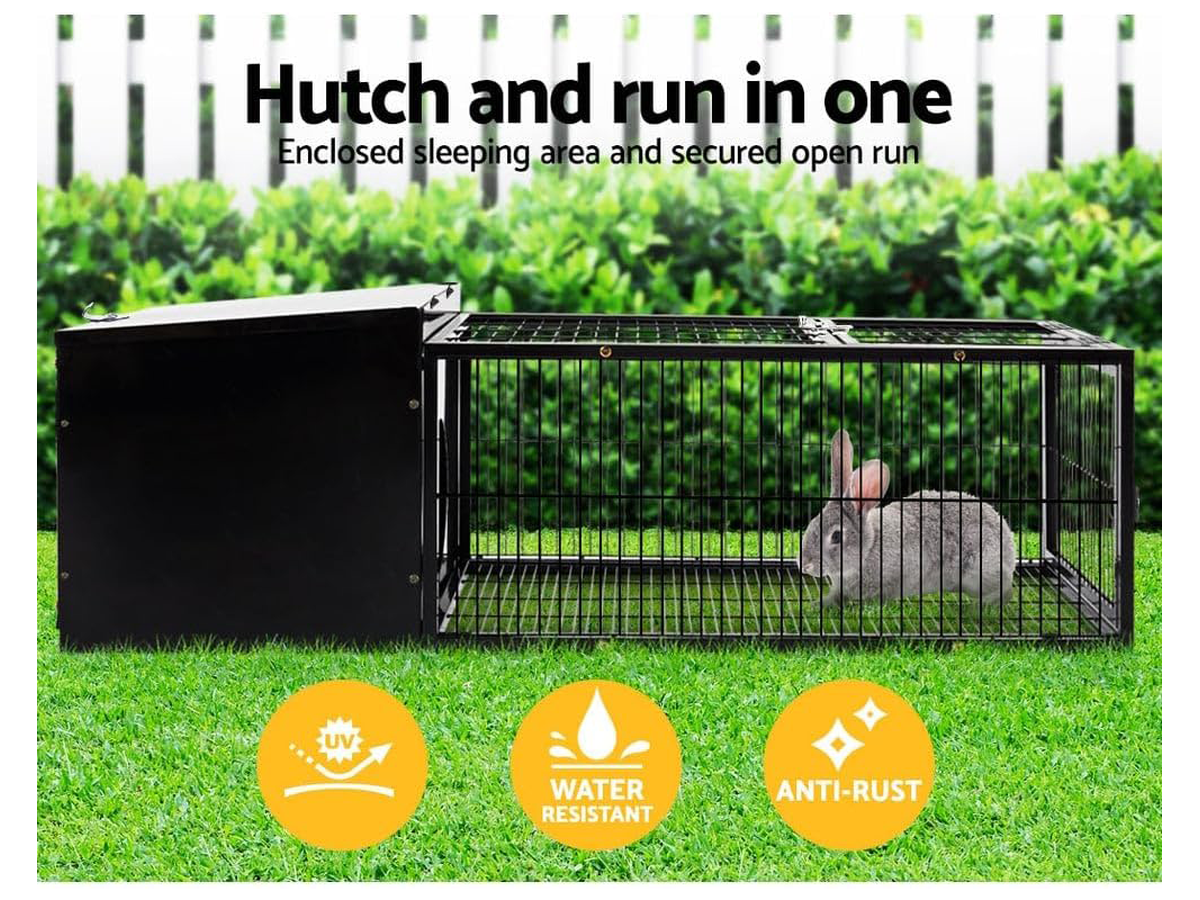 Rabbit Cage Rabbit Hutch Metal Pet Playpen Enclosure 120 cm