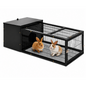 Rabbit Cage Rabbit Hutch Metal Pet Playpen Enclosure 120 cm