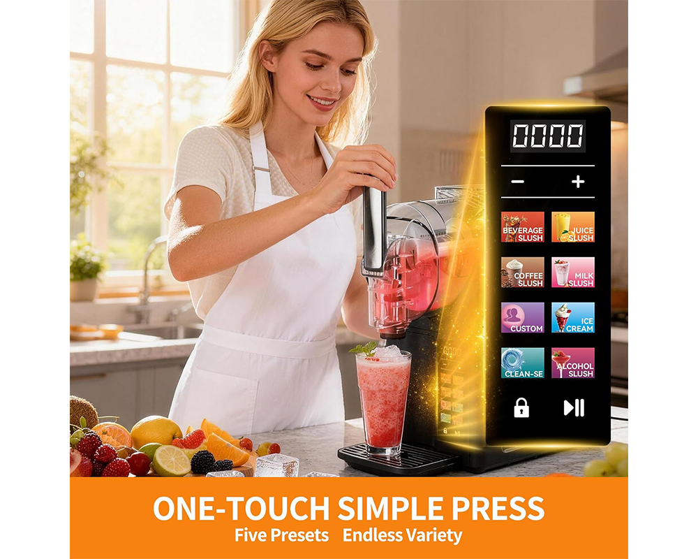 2L Slushie Maker Frozen Smoothies Milkshakes  7 IN 1 Frozen Beverage Machine