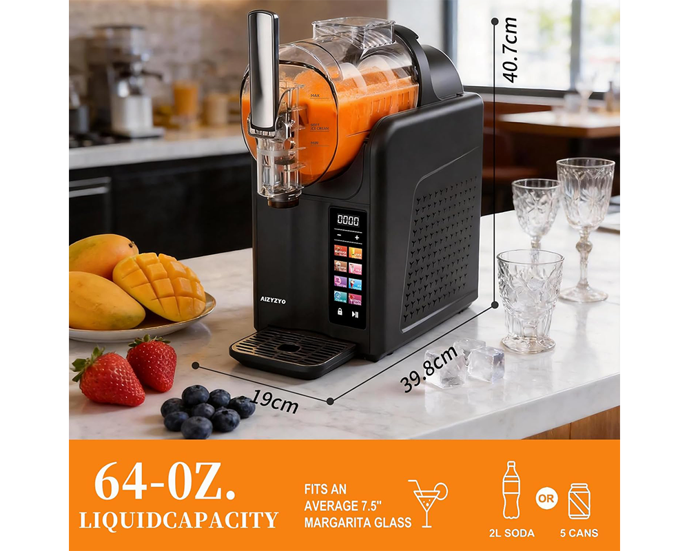 2L Slushie Maker Frozen Smoothies Milkshakes  7 IN 1 Frozen Beverage Machine