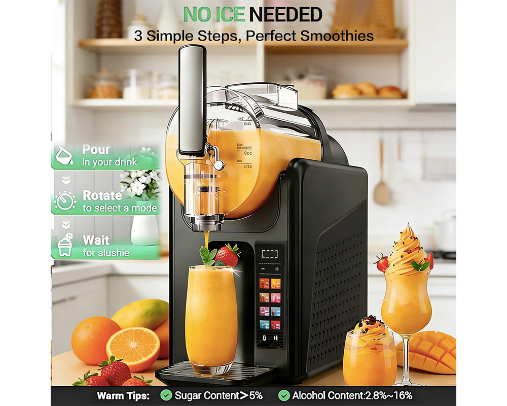 2L Slushie Maker Frozen Smoothies Milkshakes  7 IN 1 Frozen Beverage Machine