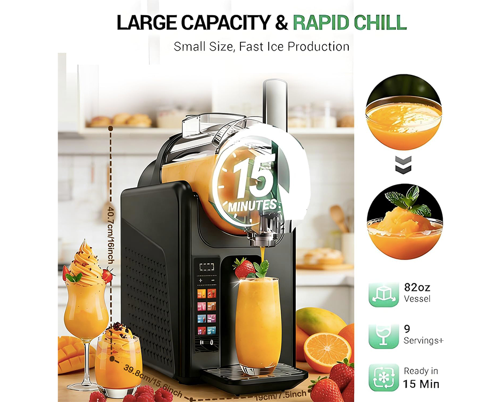 2L Slushie Maker Frozen Smoothies Milkshakes  7 IN 1 Frozen Beverage Machine