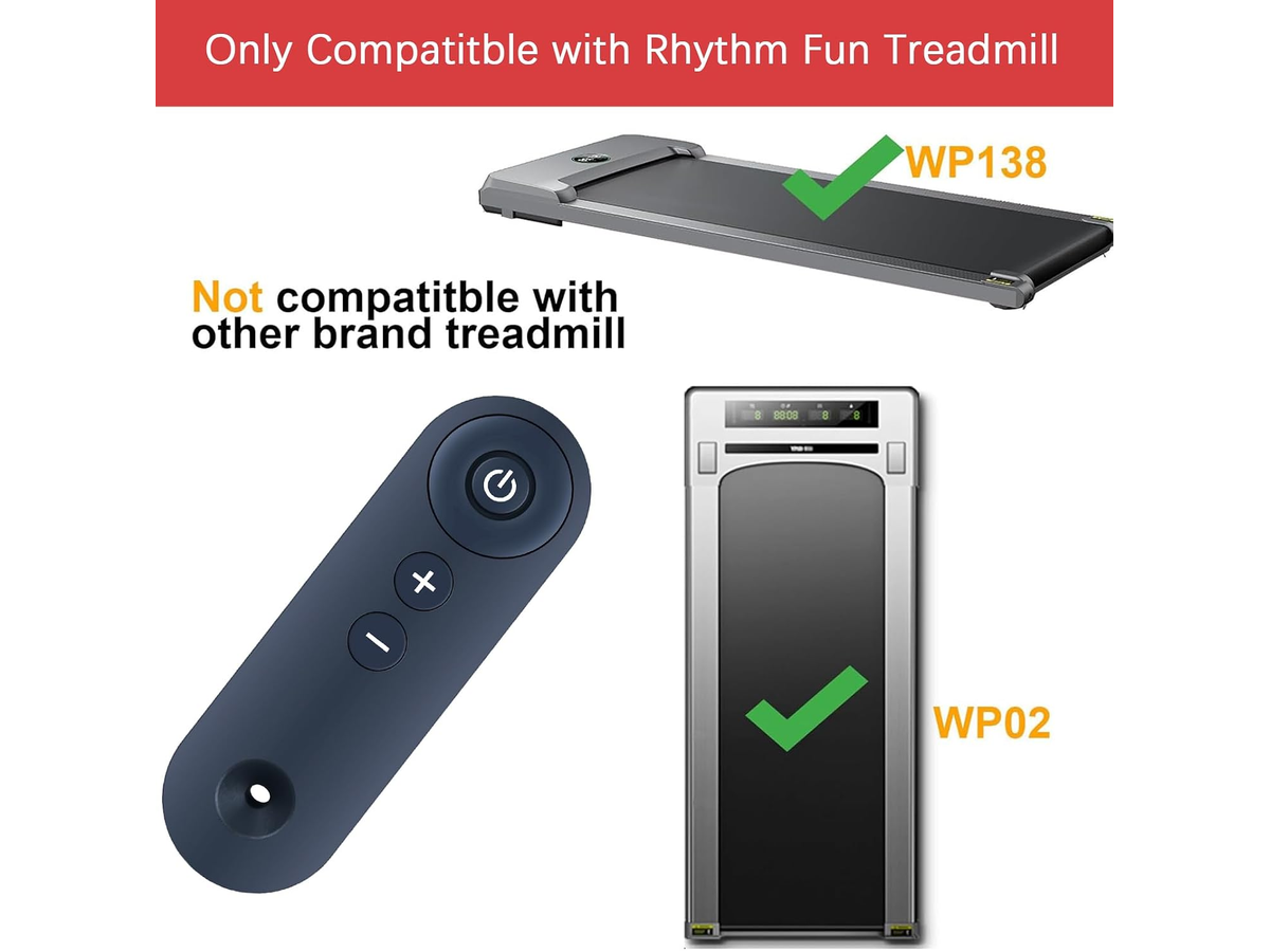 Treadmill Remote Control for RHYTHM FUN Walking Pad 433 MHz