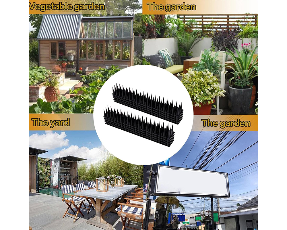 24 PCS Heavy Duty Outdoor Bird Deterrent Bird Spikes 10M